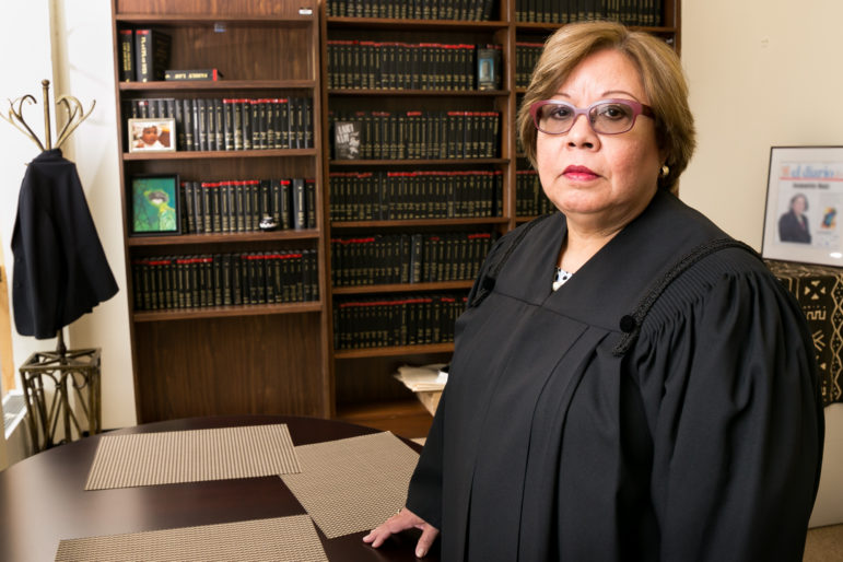 NYC Family Court Administrative Judge Jeanette Ruiz says the addition of nine new judges has reduced the pending caseload per judge from 525 cases in the beginning of 2015 to around 470 cases today.
