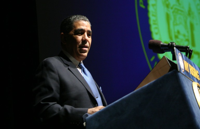 State Sen. Adriano Espaillat has more rent-regulated <em/>apartments in his district than there are <em>people</em> in most cities and towns in New York State.
