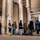 A long line of tenants waiting to enter is a daily sight outside Bronx housing court. Most will never meet a lawyer not working for their landlord.
