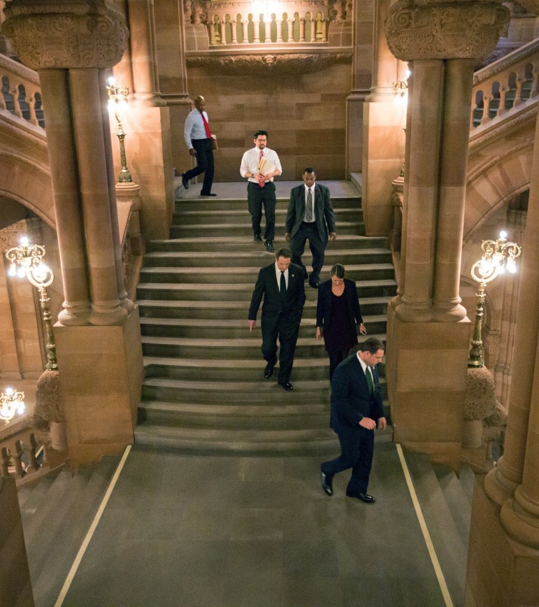 Gov. Cuomo walks the corridors in the State Capitol. It was state leadership that made the first round of Mitchell-Lama a reality and Albany will need to step up if a second wave is to occur.