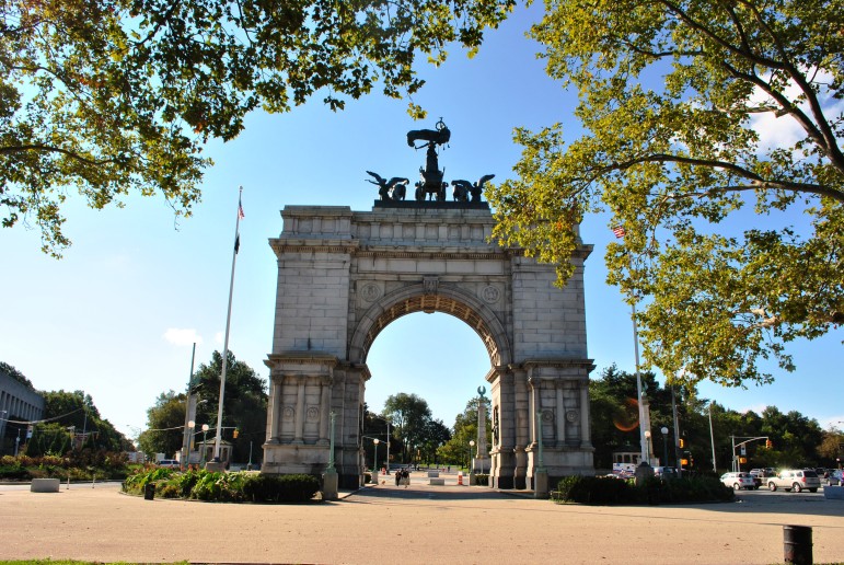 Grand Army Plaza: A remnant of the days when we called our armies "grand."