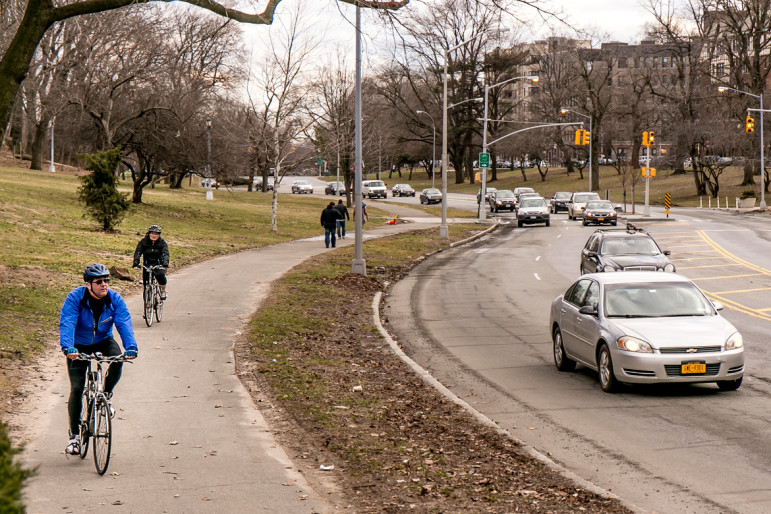 Access to bike lanes was one focus of the 2014-2015 Bronx interns. 