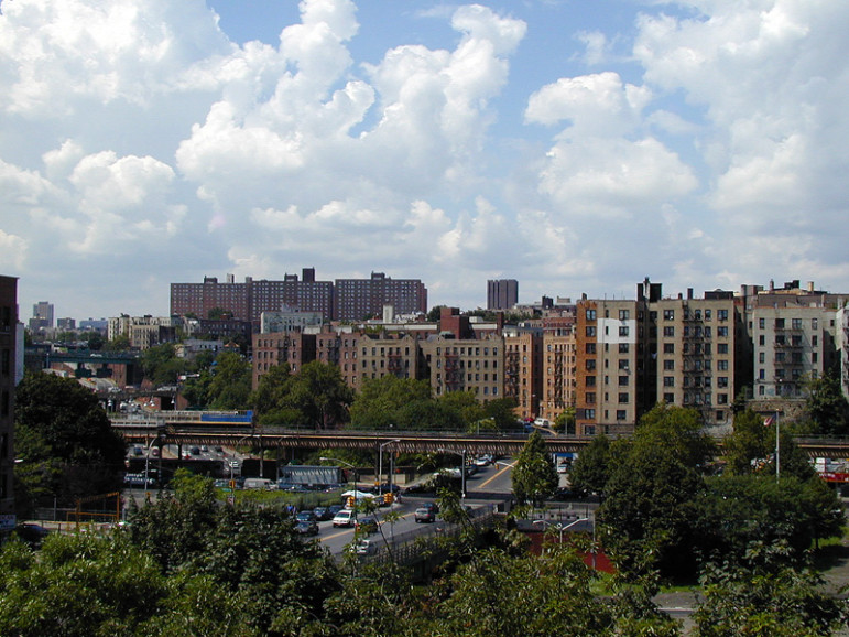 The Bronx (above,) Brooklyn and Queens are the boroughs where crowding is a real issue.