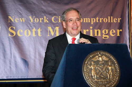 Comptroller Stringer gave his own office a C.
