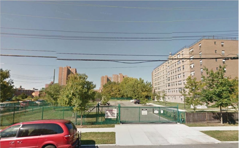 A site in the Bronx that LiveOn New York has identified as a possible location for new senior housing.