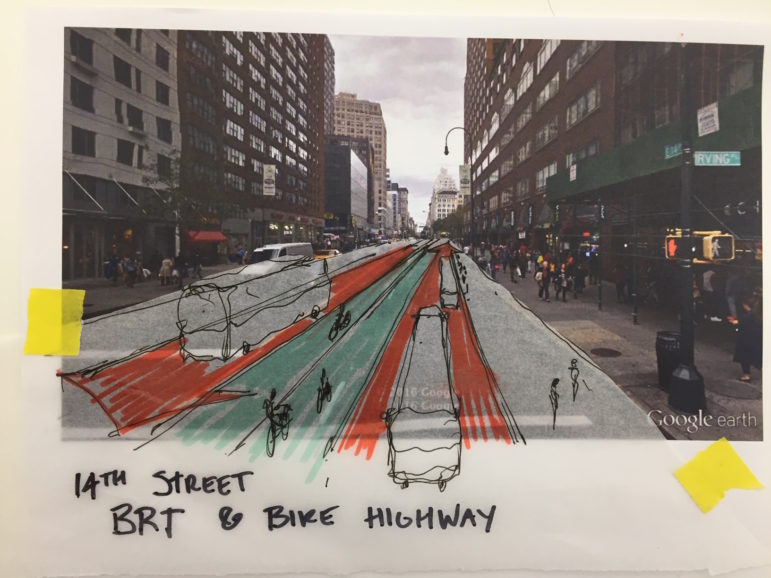 Some concepts for navigating the shutdown involve making the 14th Street corridor carry more (and maybe exclusively) mass transit.