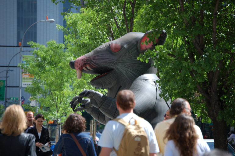 The giant inflatable rats favored by unions are a visible sign of their presence. Less apparent has been an increase in the share of the city workforce that belongs to a union.