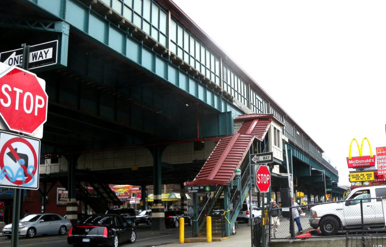 The elevated 4 train is one of the assets that makes the neighborhood attractive to developers. It's also a resource that could be strained by new apartments that bring in nearly 10,000 new residents.
