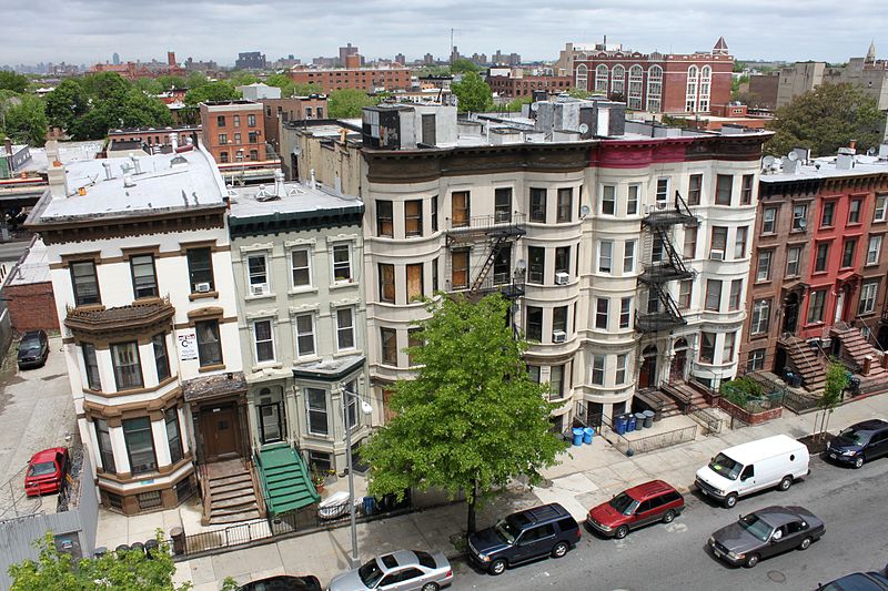 View of Bedford-Stuyvesant from above. Along with Crown Heights and Bushwick, it's where real-estate gurus see room for investment now.