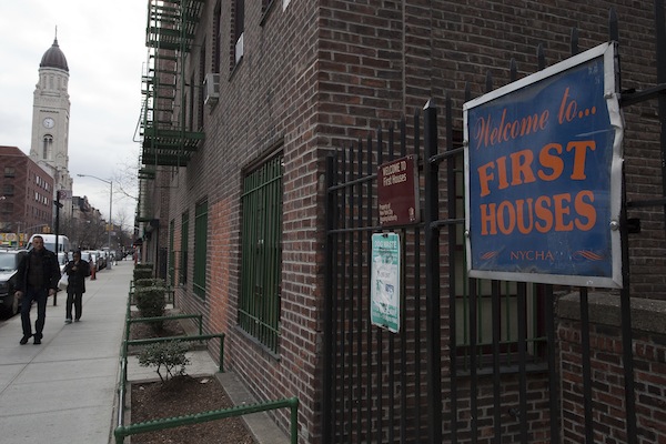 First Houses, on the Lower East Side, is where public housing began in the United States. 