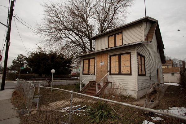 2010: A house in southeast Queens, an area hard-hit by the foreclosure crisis.