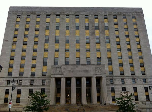 Bronx Supreme Court was one of but two buildings surveyed that did not have significant problems with signage,