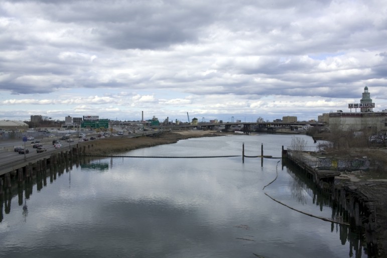 The Flushing River is one of several waterways in the city polluted by combined sewage overflows.