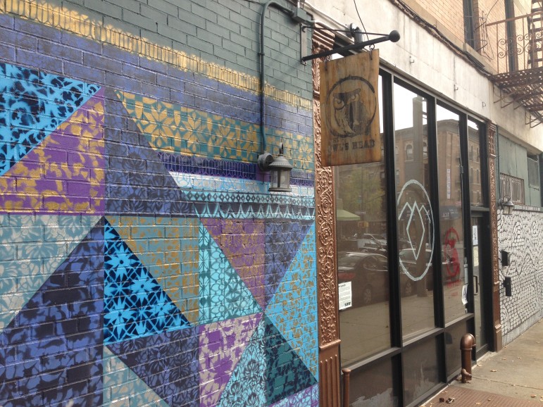 The walls outside the Owl's Head are adorned with murals commissioned by owner John Avelluto. It's nothing novel in the burgeoning Brooklyn art scene, but new to the bar's Bay Ridge neighborhood.