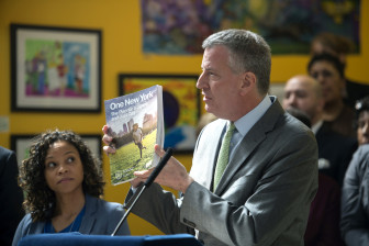 De Blasio presents his OneNYC vision, the first attempt by the city to address its waste problem since the Bloomberg administration's SWMP in 2006.