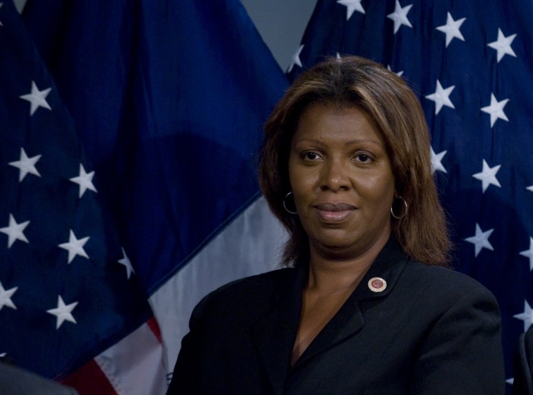 Public Advocate Letitia James has joined Democratic activist Bill Samuels in pressing for achieving "retirement security for all" by pooling workers' contributions into a single pension fund for private-sector workers.