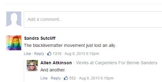 Comments on HuffPo after the episode in Seattle.
