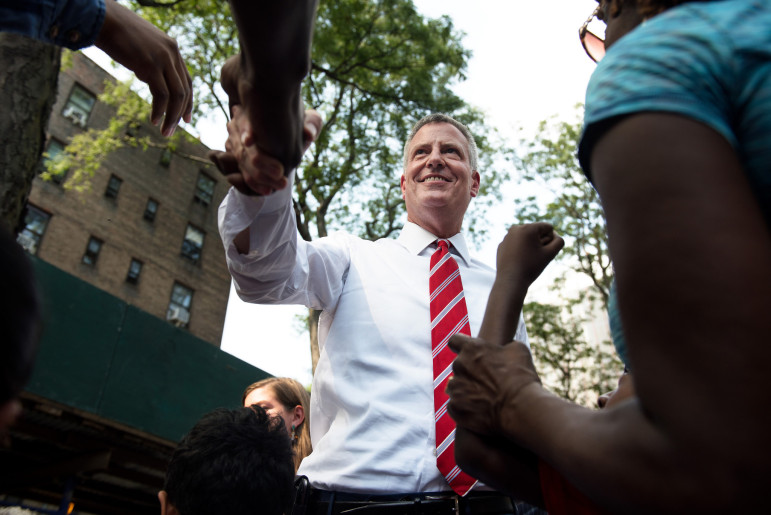 The press has to hold Mayor de Blasio accountable for his promise to address economic injustices like homelessness.  But Mayor Bloomberg made promises about homelessness, too.