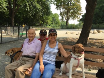 People brings dogs together -- and vice versa -- at Pelham Bay Park.