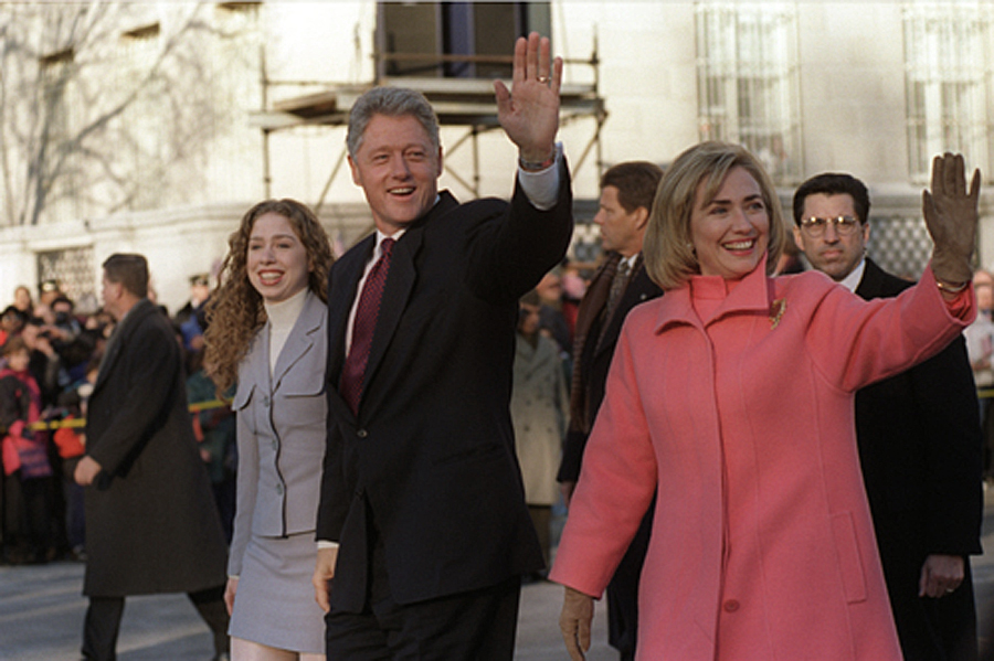 Inauguration Day , 1997. Bill Clinton's legacy is a matter of dispute among Democrats. Did he save it or set it back by moving to the center?
