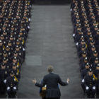 Bill de Blasio at Police Graduation