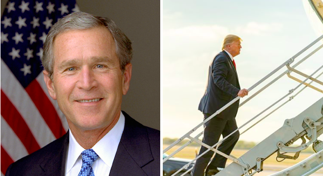 GWB and DJT