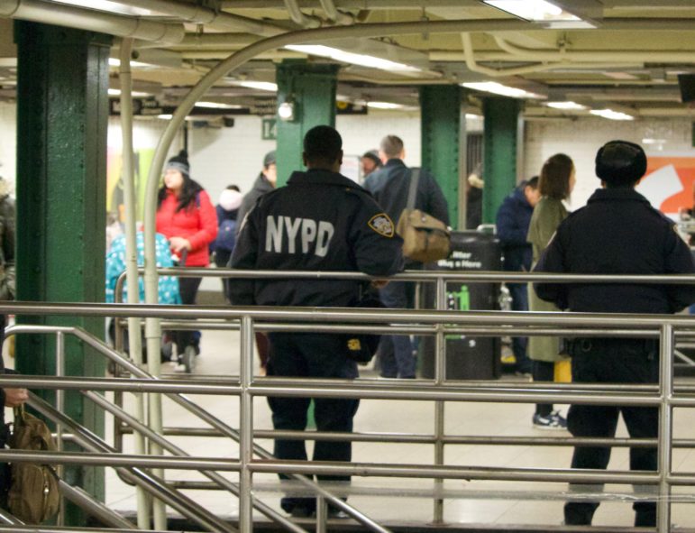 police in the subway system