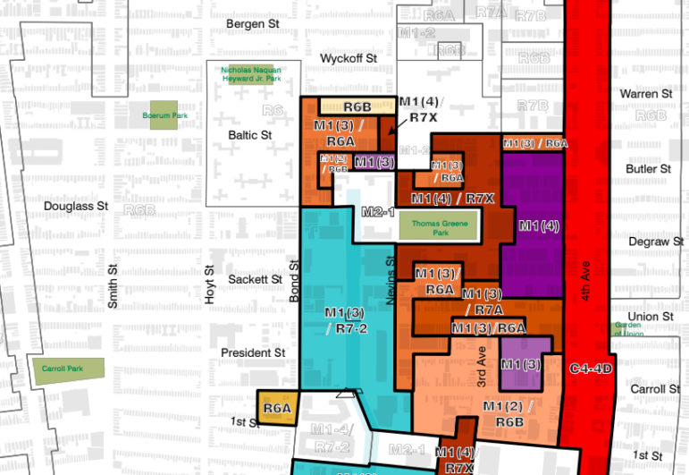 rezoning for Gowanus land use

