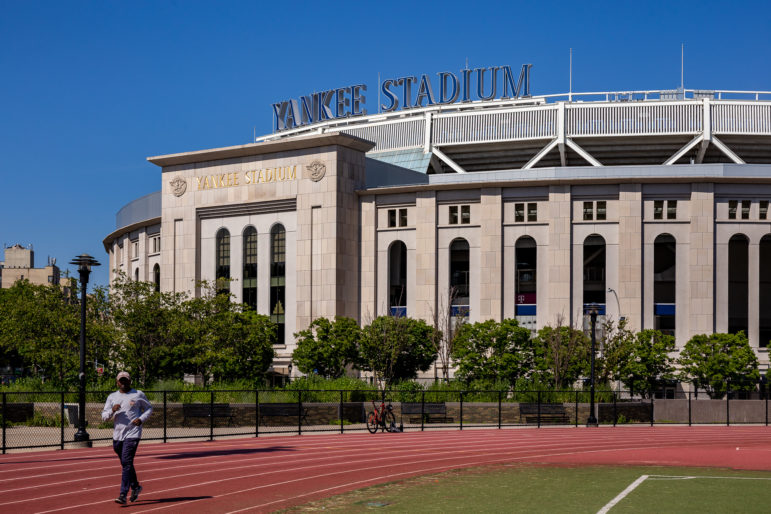 Yankee Stadium was a stadium located in The Bronx in New York City