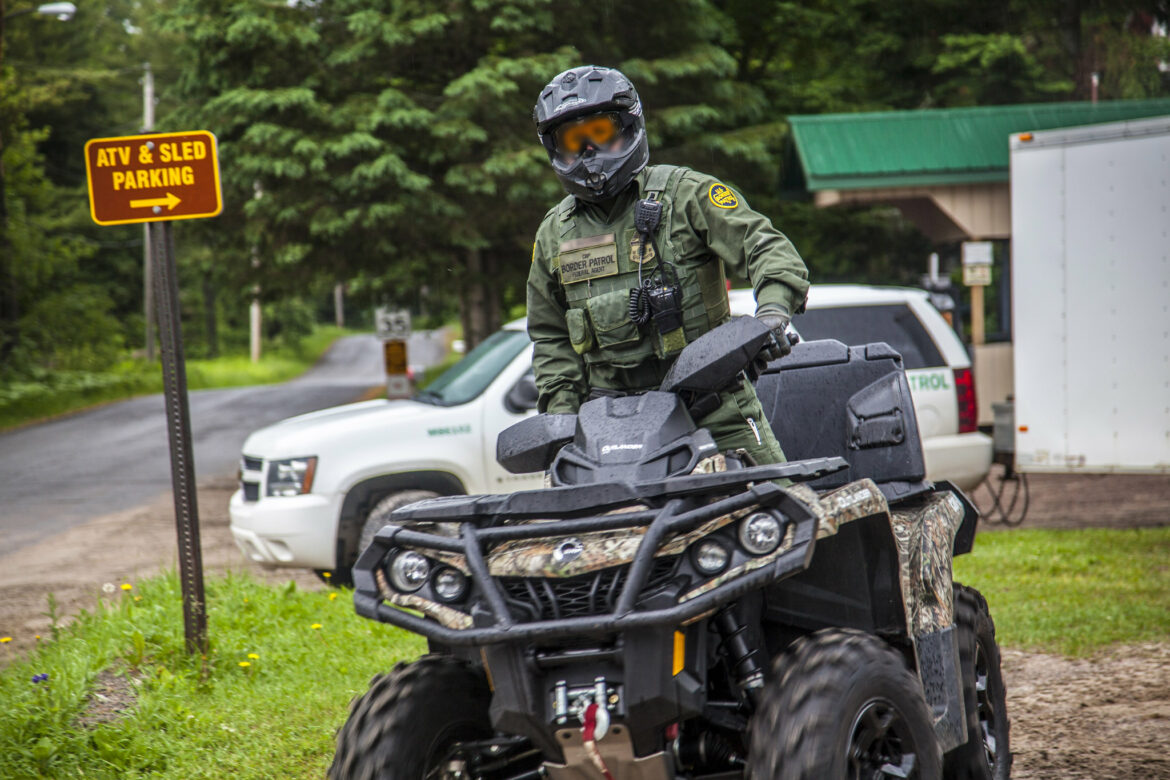 A U.S Border Patrol Agent from Swanton Sector in 2015
