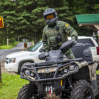 A U.S Border Patrol Agent from Swanton Sector in 2015