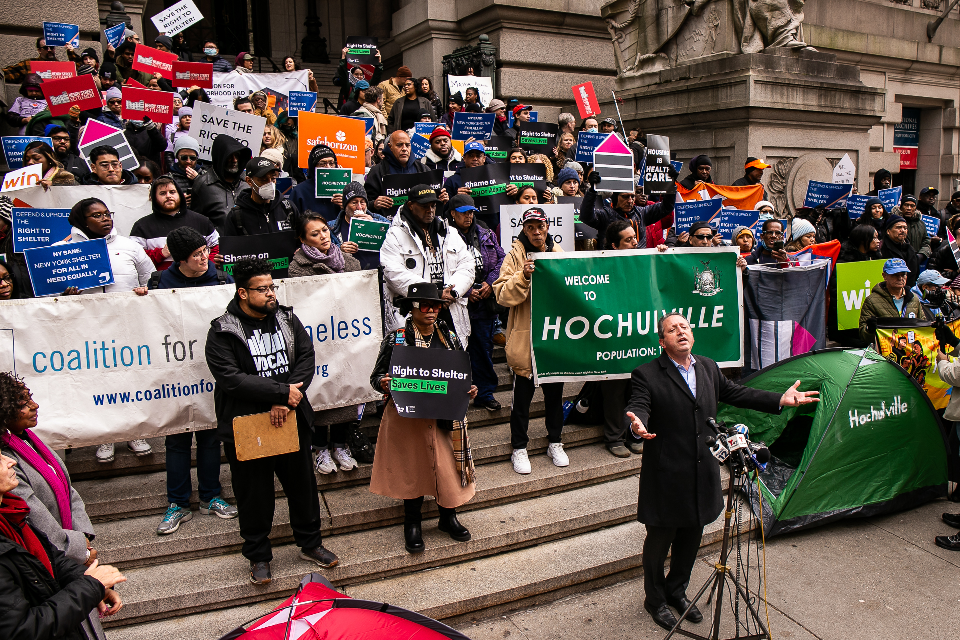 PHOTOS: Rally to Defend NYC’s Right to Shelter - City Limits