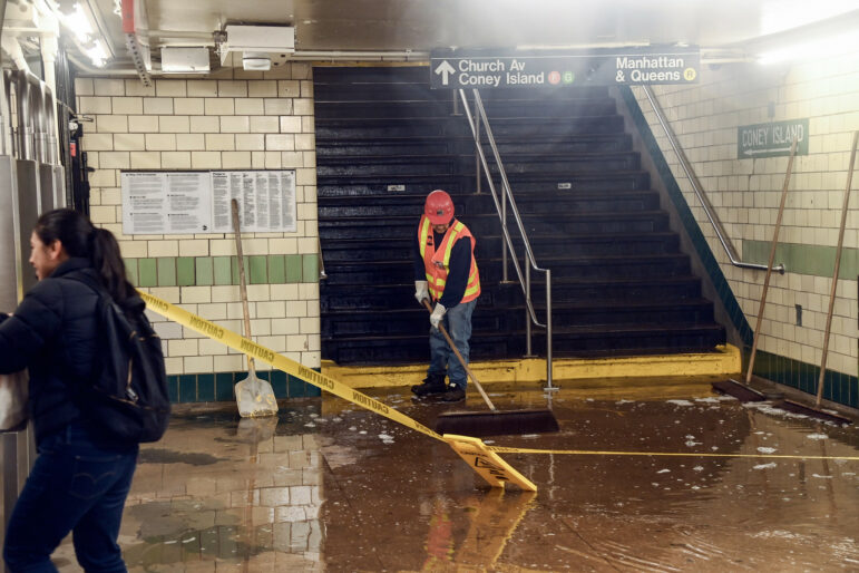 Subway flooding
