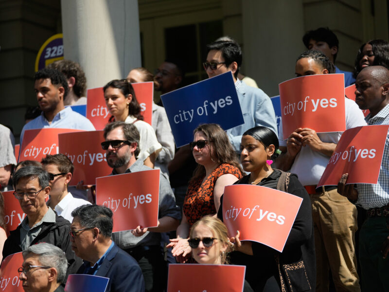 City of Yes rally