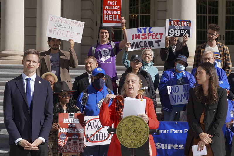 vacant units bill rally