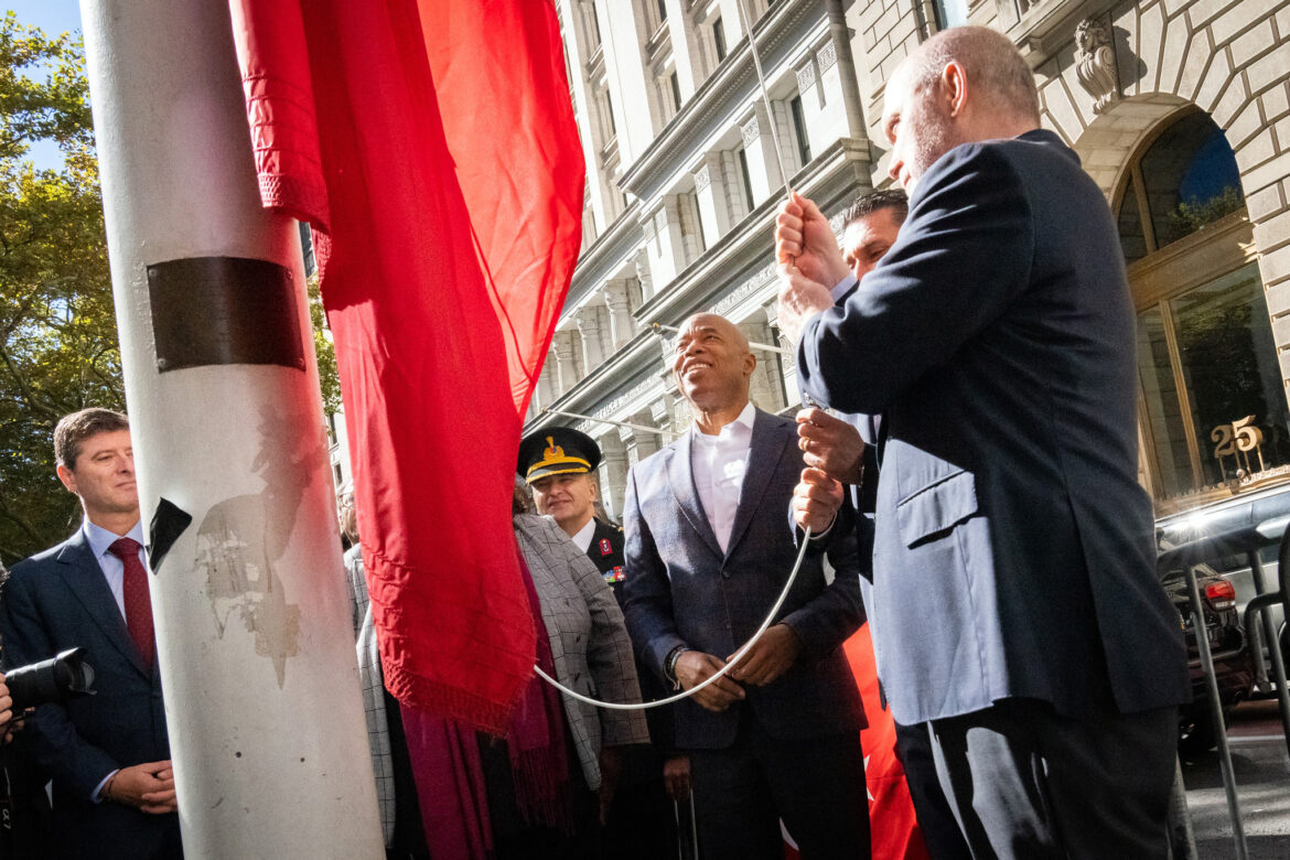 Mayor's Office for International Affairs flag raising