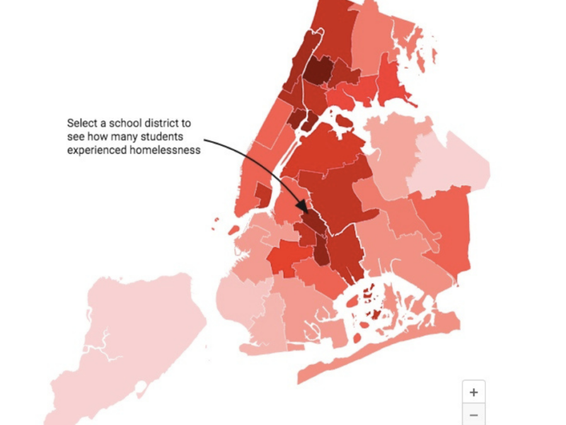 homeless students by district