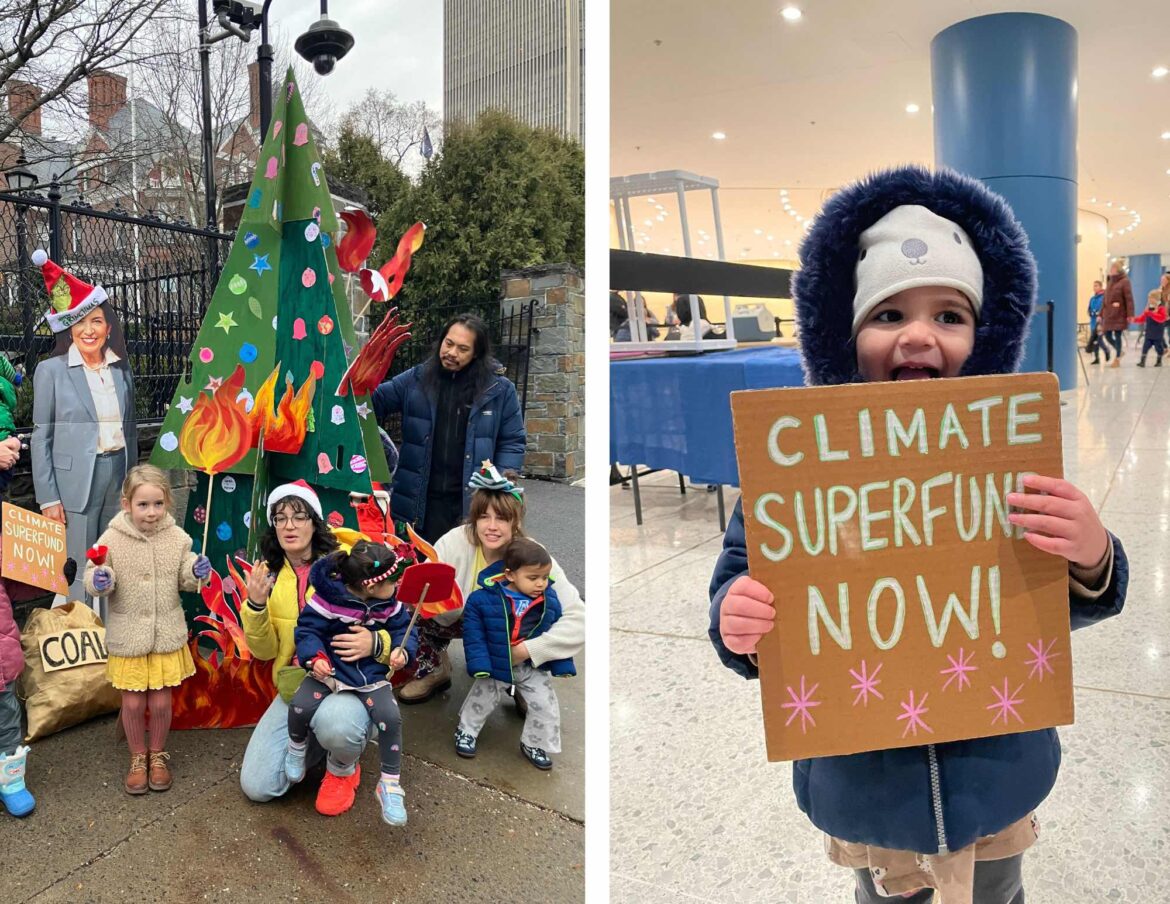 climate change superfund rally