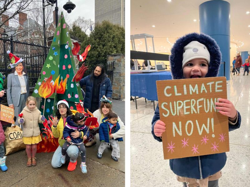 climate change superfund rally