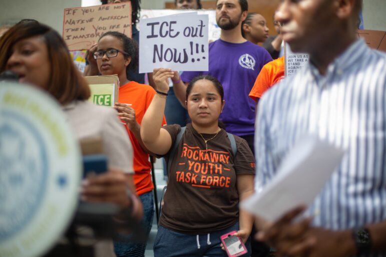 ICE rally sanctuary city