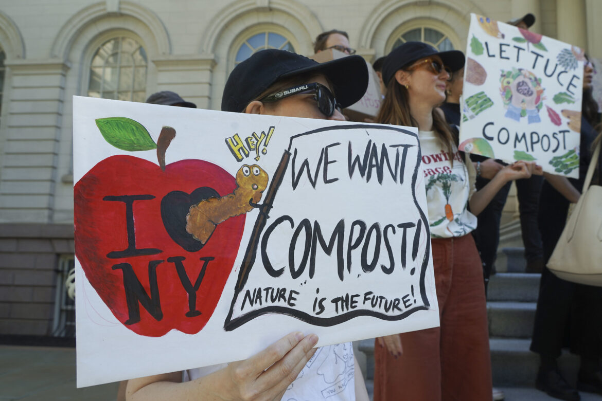 community composting rally