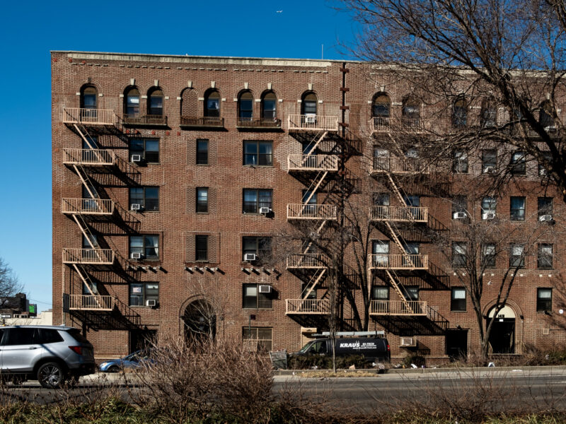 apartment buildings in the Bronx