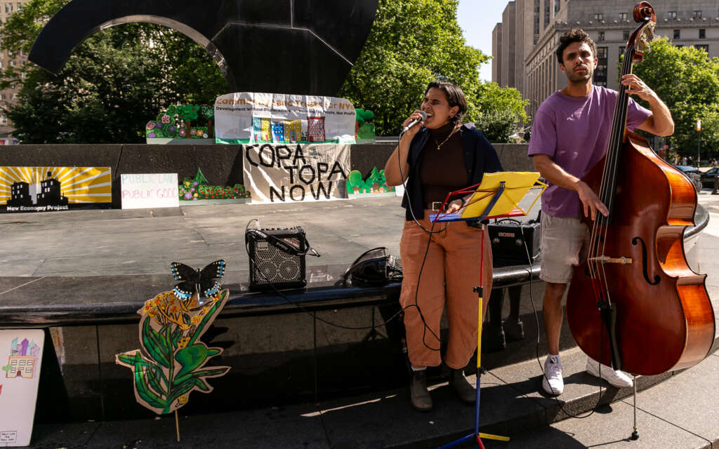 social housing bills rally