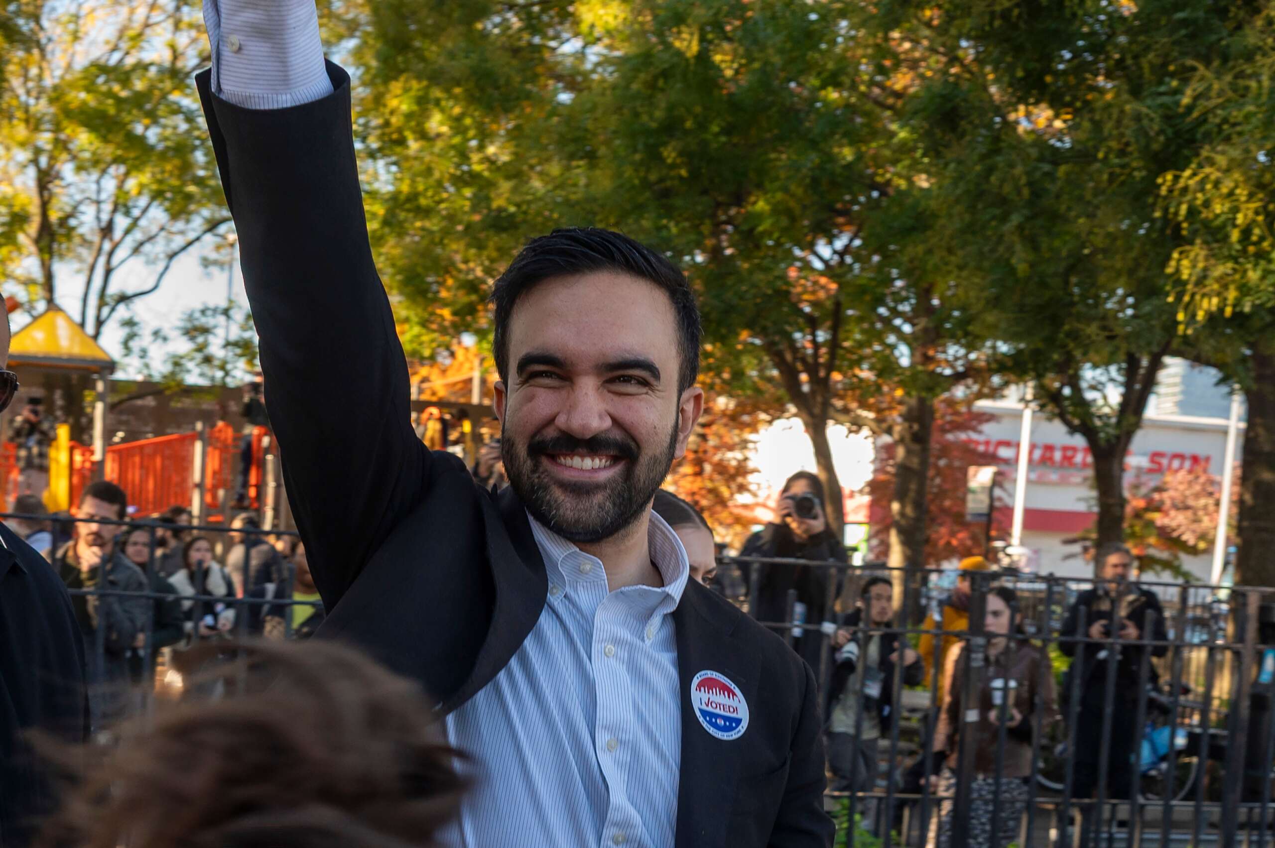 Mamdani voting Election Day
