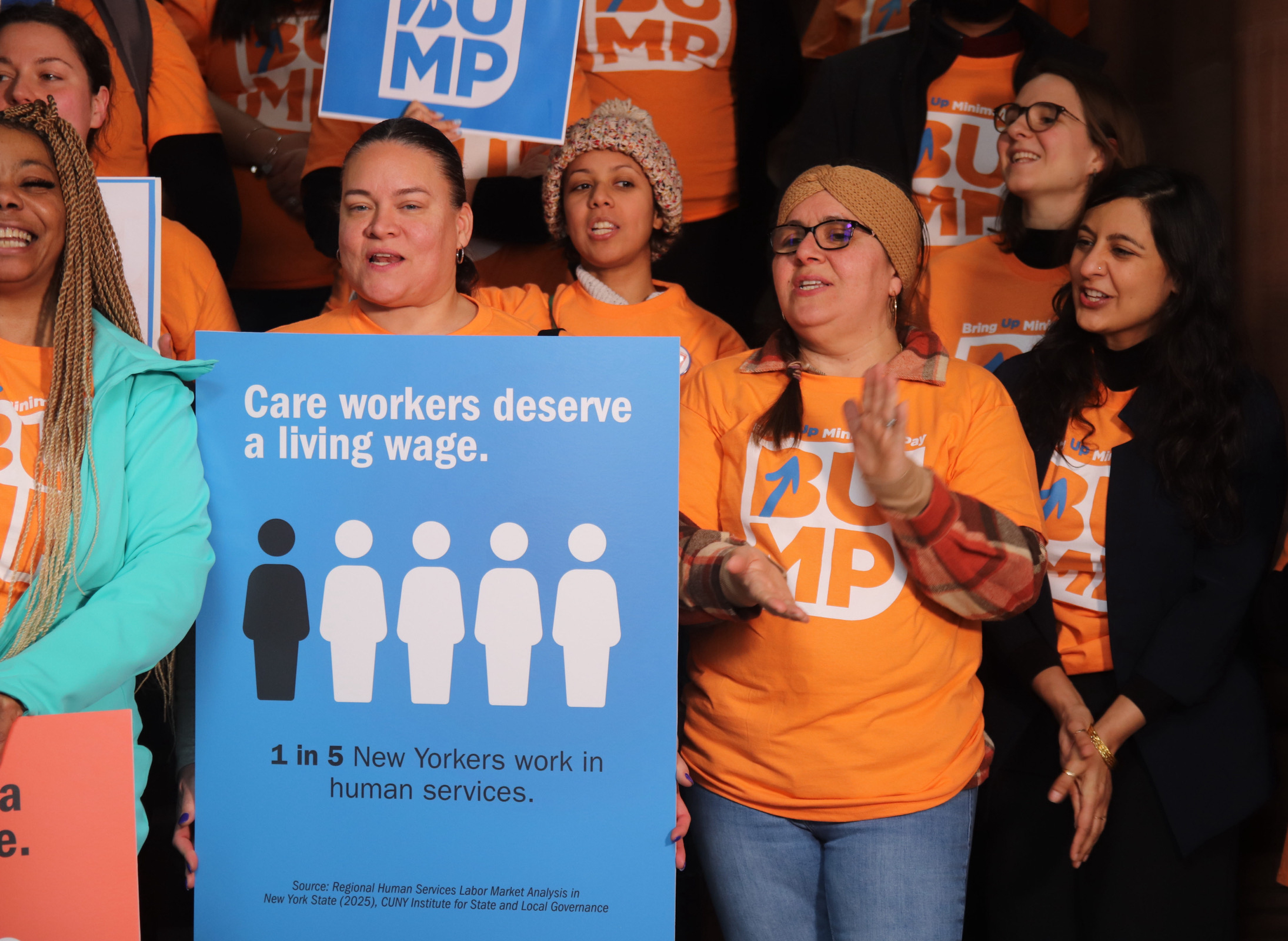 BUMP workers rally